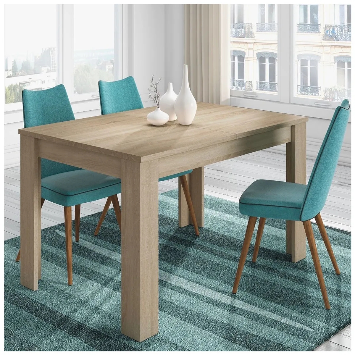 VENTITAS HOME - Mesa de Comedor Nicola Ventitas Home Castaño