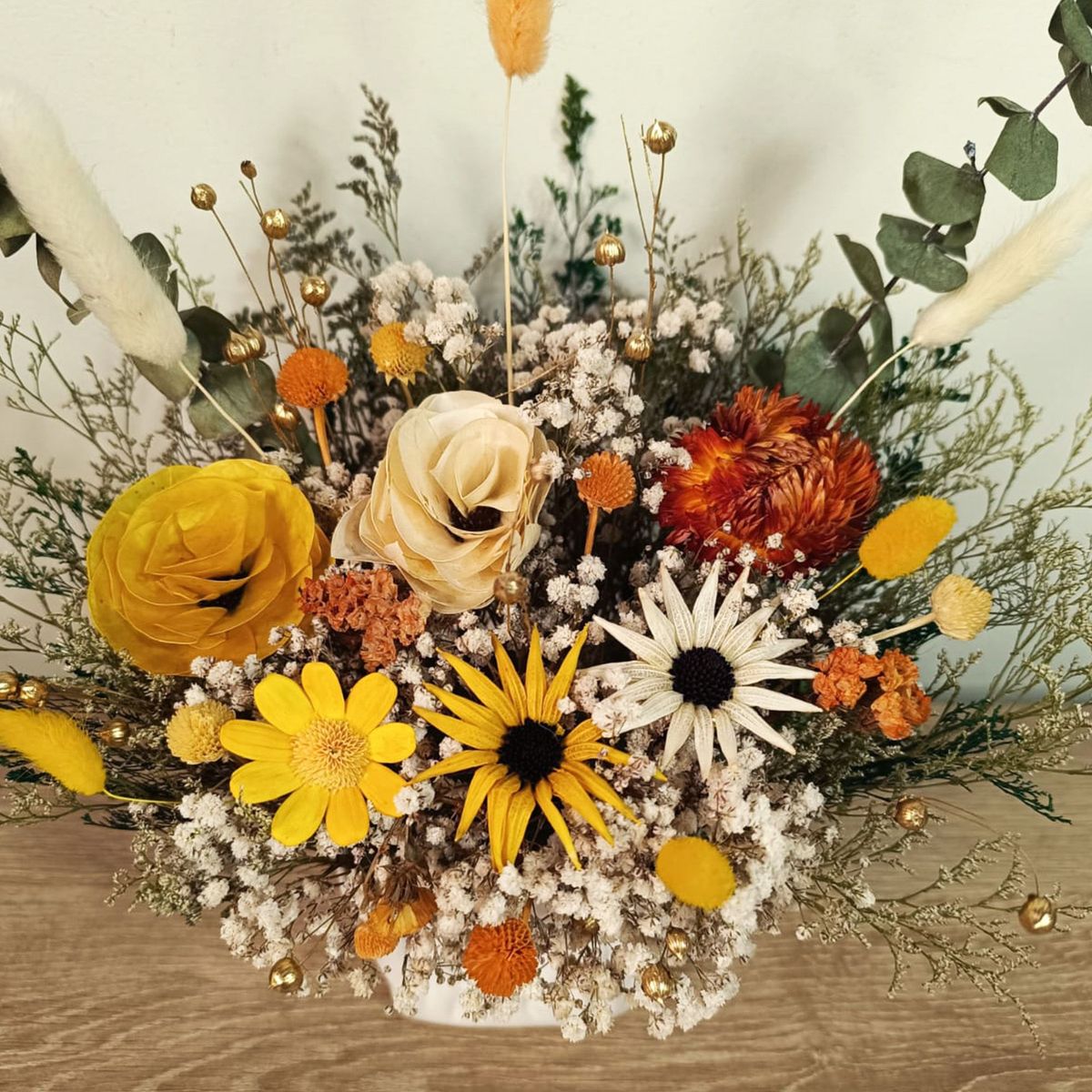 GENERICO - Arreglo flores Amarillas Resplandor de Año Nuevo