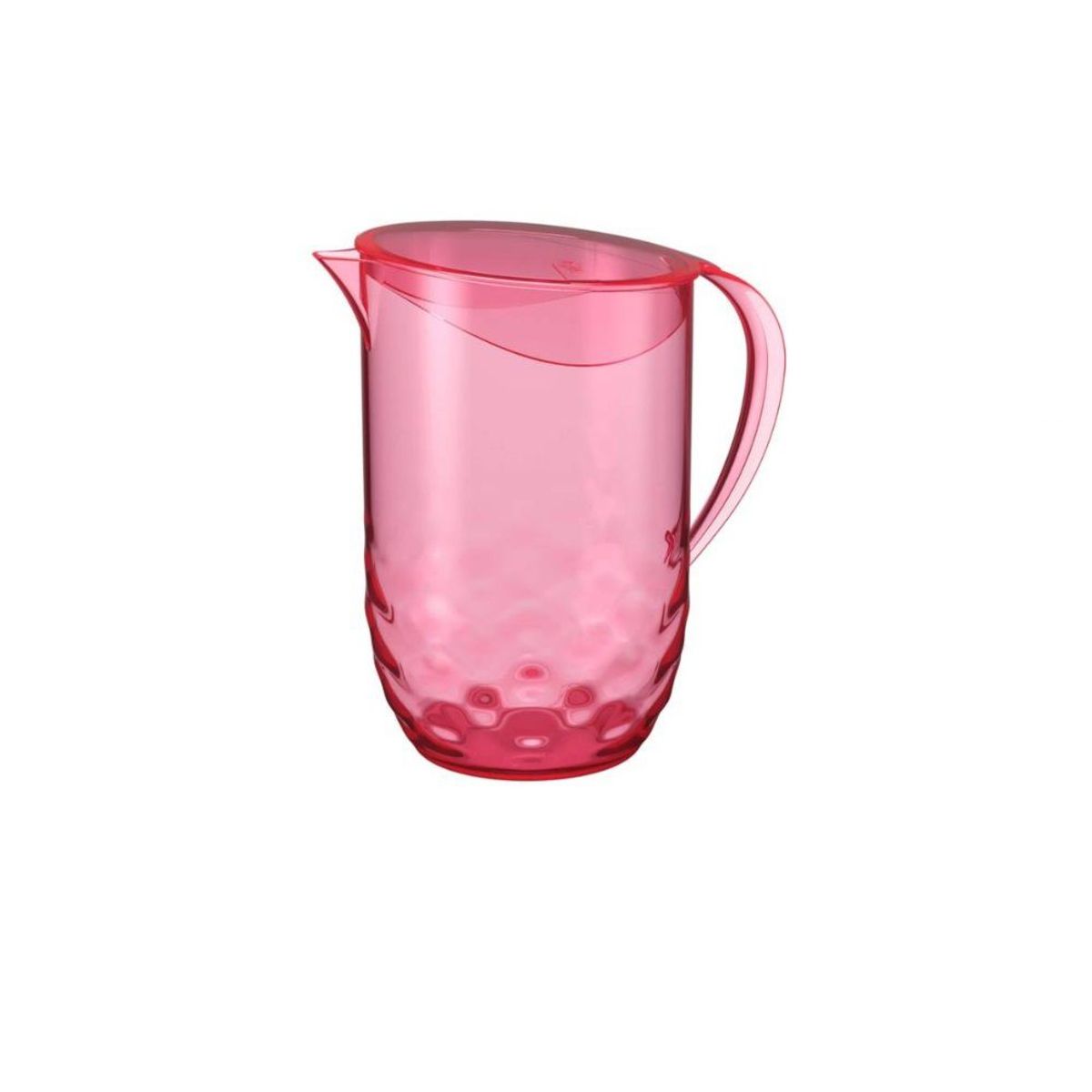 COZA - Set Jarra Con Tapa + 4 Vasos Acrílico Coza Wave Rosa