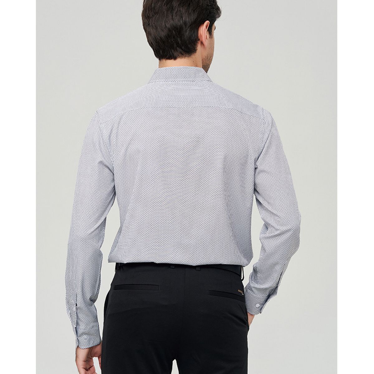 ZIMRAHYG - Camisa manga larga hombre camisas de vestir camisa polo