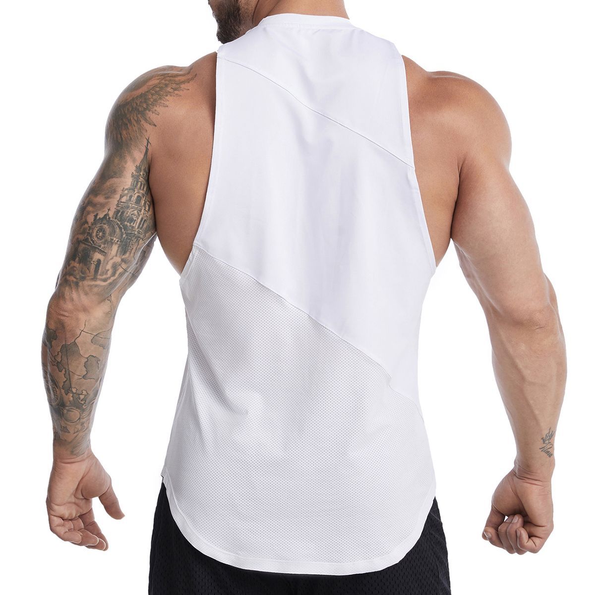 ZIMRAHYG - Tops deportivos Chaleco de ropa deportiva sin mangas para hombres