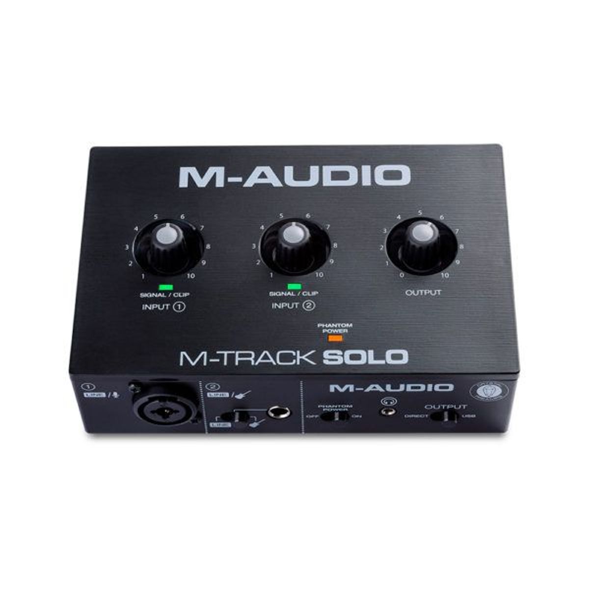 M AUDIO - Interfaz de Audio M-AUDIO  MTRACKSOLOII  Negro