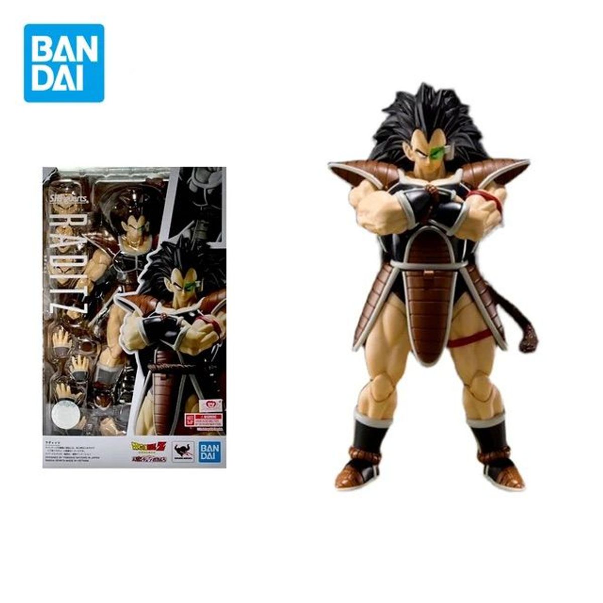 BANDAI - Figura de Accion Dragon Ball Z SH Figuarts Raditz