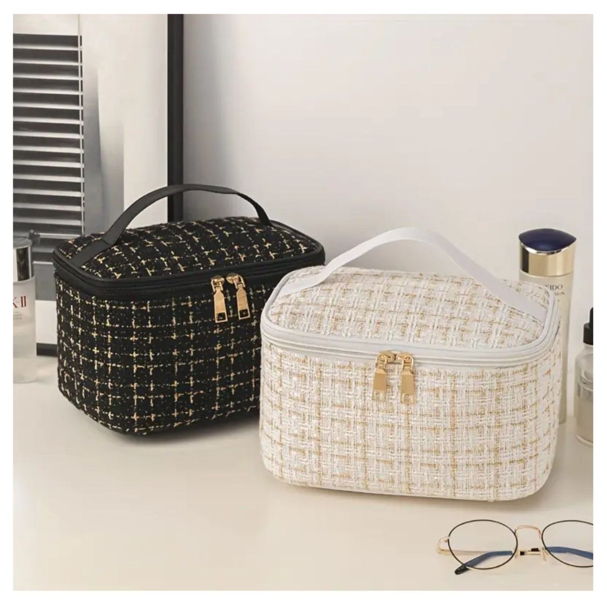 GENERICO - Organizador Neceser Maquillaje Bolso de Cosméticos Portátil para Viaje