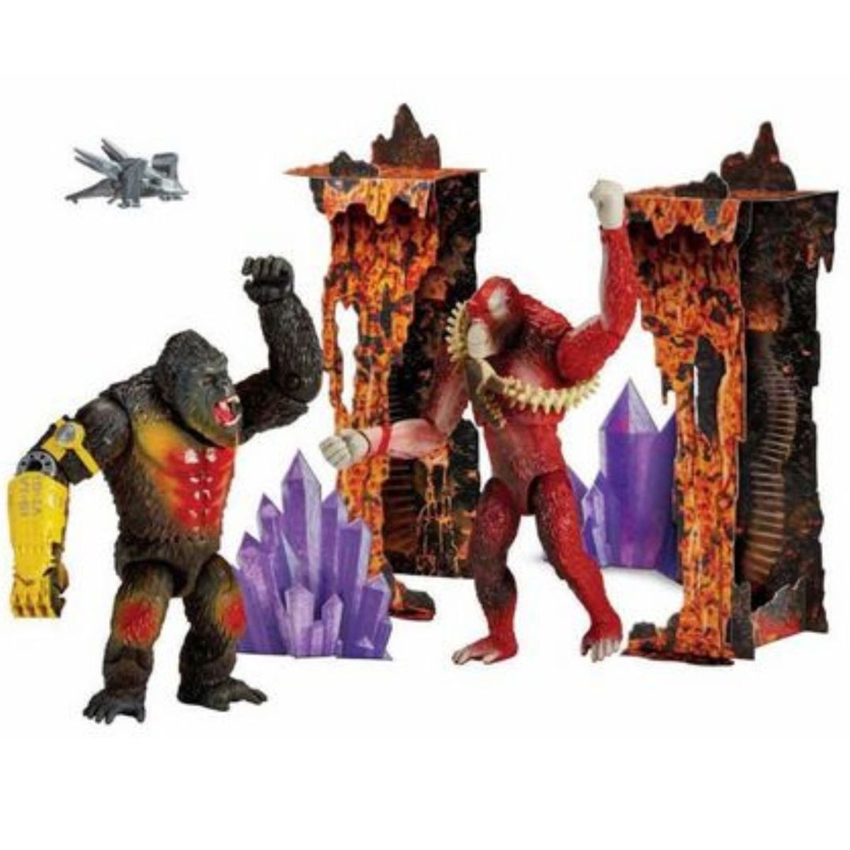 PLAYMATES TOYS - Figura Coleccionable KONG VS SKAR KING Pack x2
