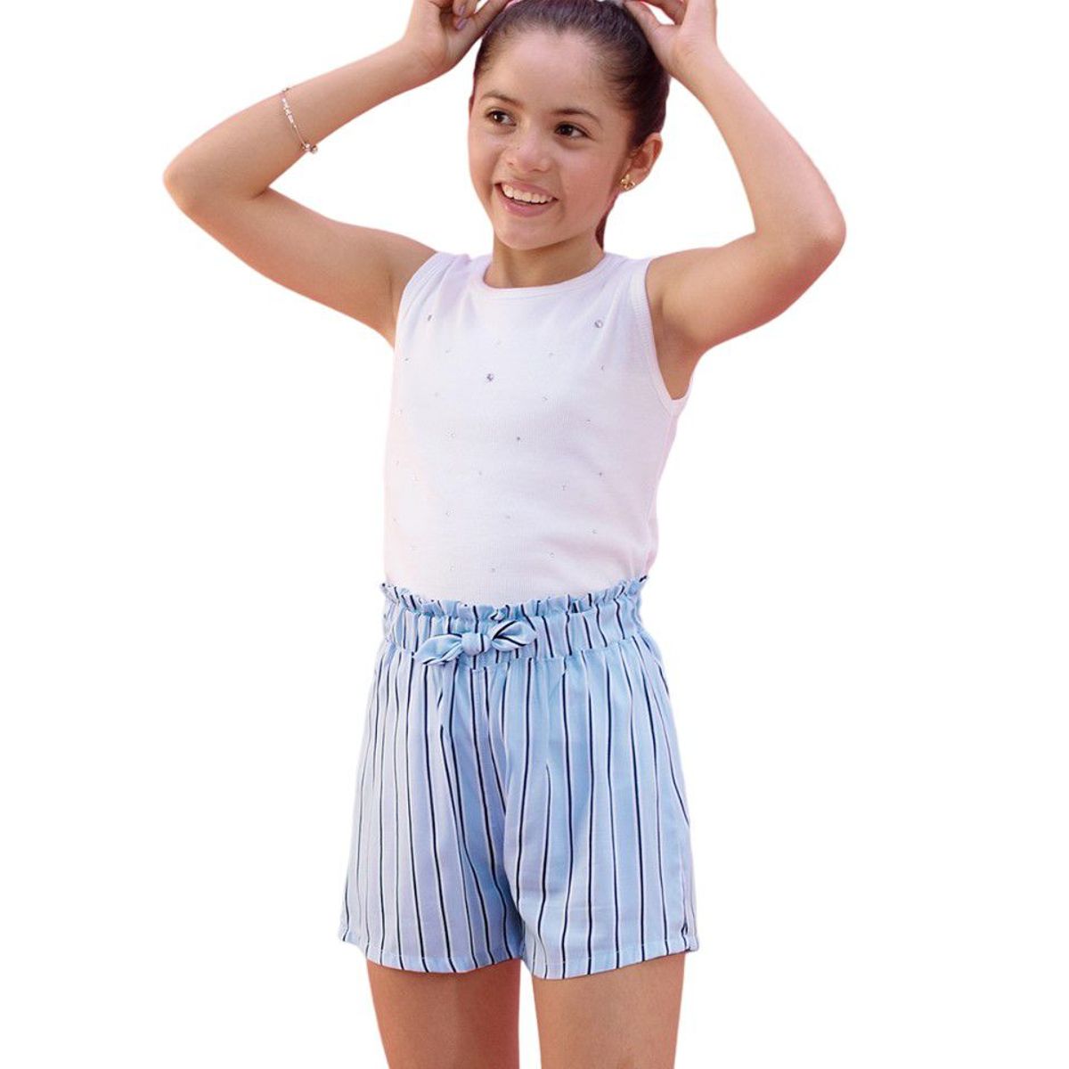 KIDS MASHMELO - BVD NIÑA  RIB CON PEDRERIA KIDS MASHMELO