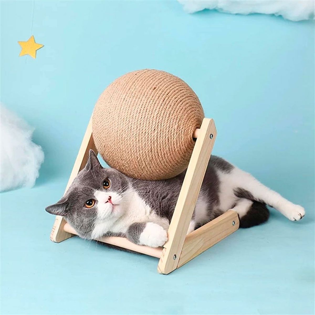 QUE PATAS PET SHOP - Pelota Rascadora para Gatos