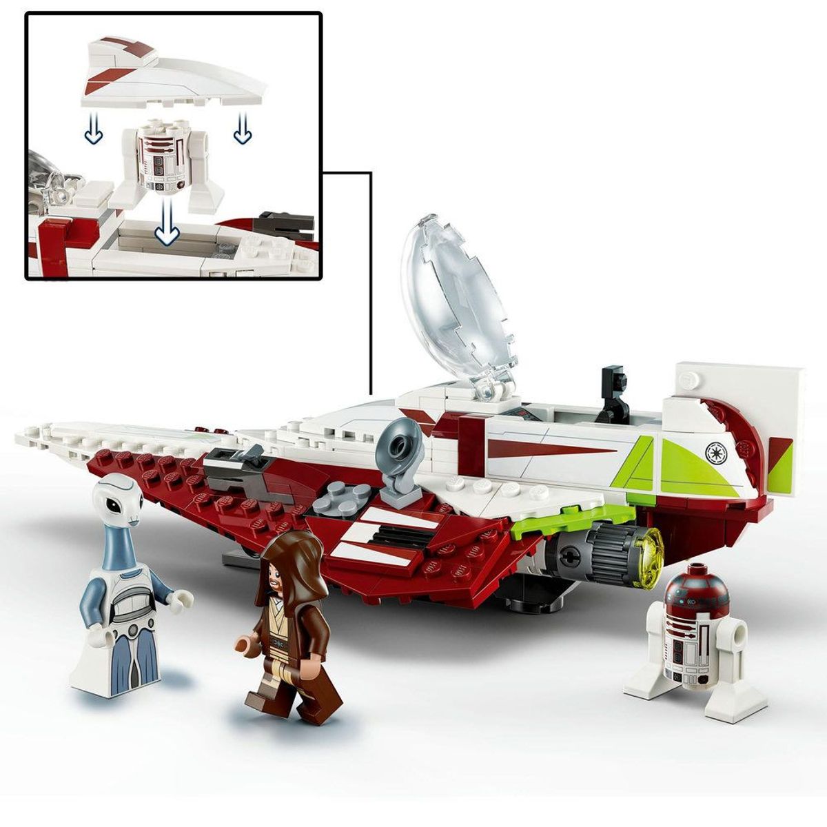 LEGO - LEGO 75333 Caza Estelar Jedi de Obi-Wan Kenobi