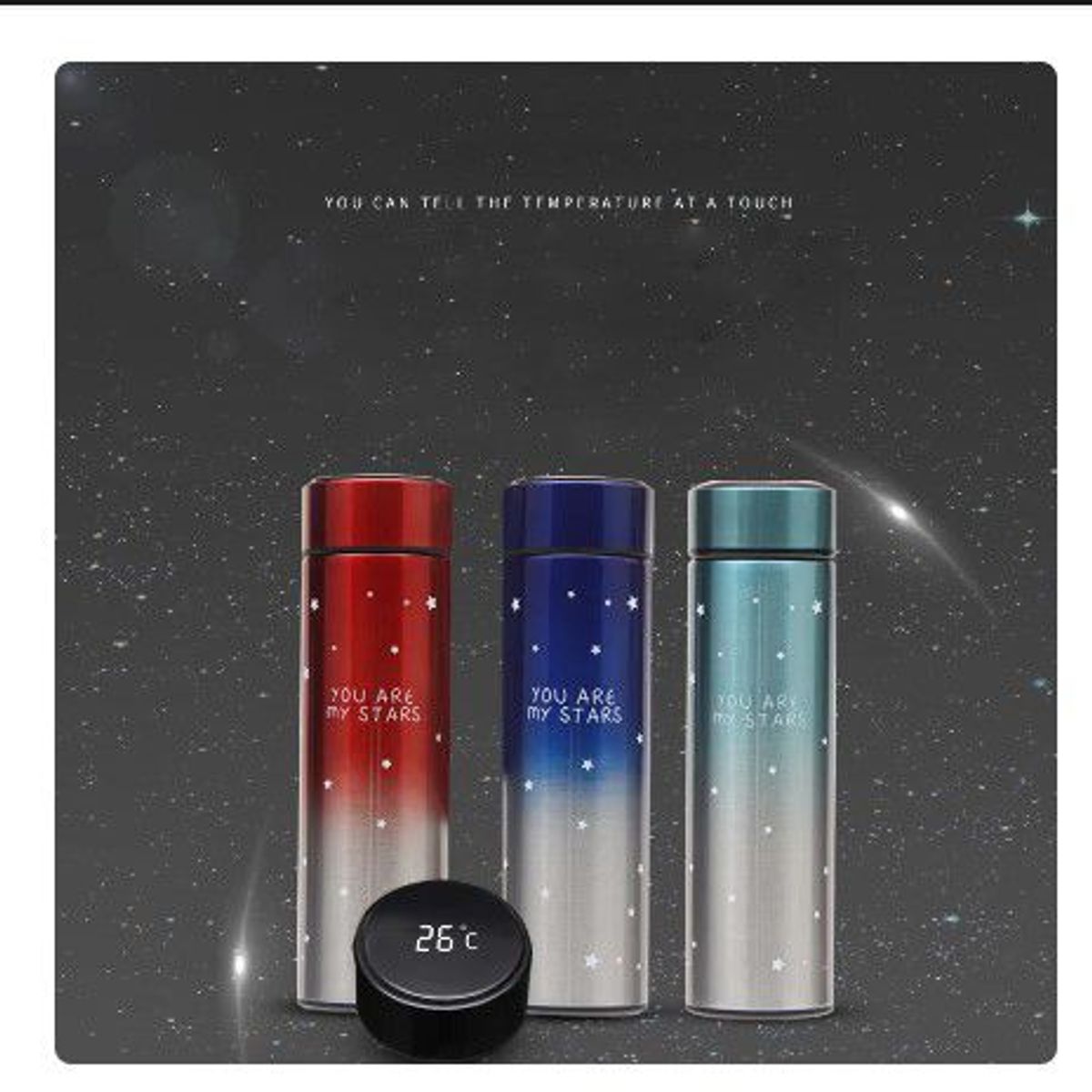 GENERICO - Termo de estrella con pantalla de temperatura