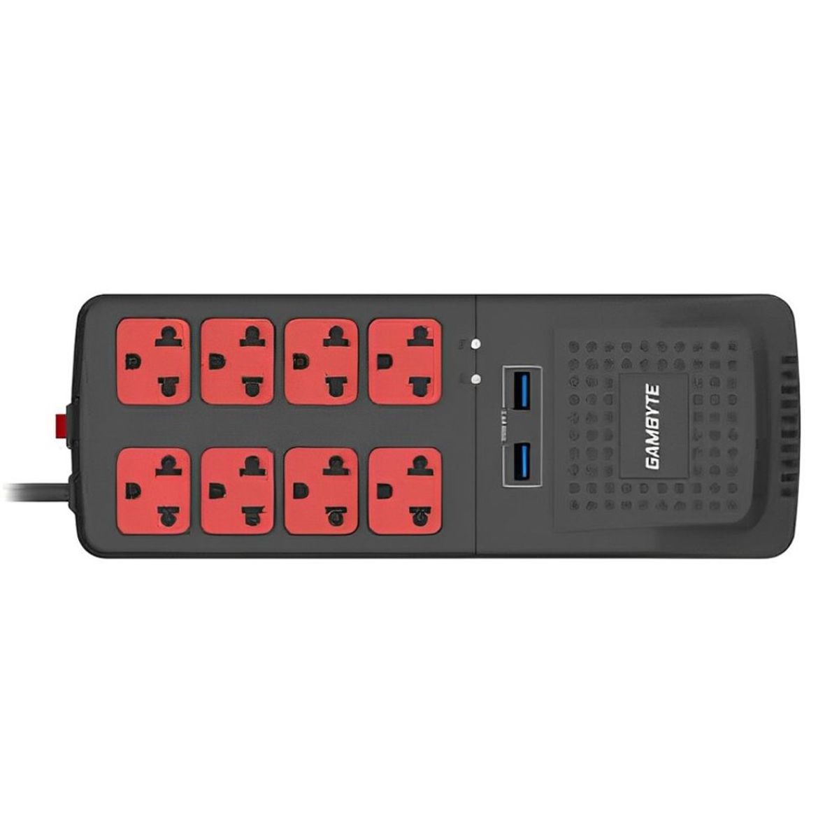 GAMBYTE - ESTABILIZADOR GAMBYTE 1200VA 8 TOMAS 2 PUERTO USB, FRECUENCIA  60HZ