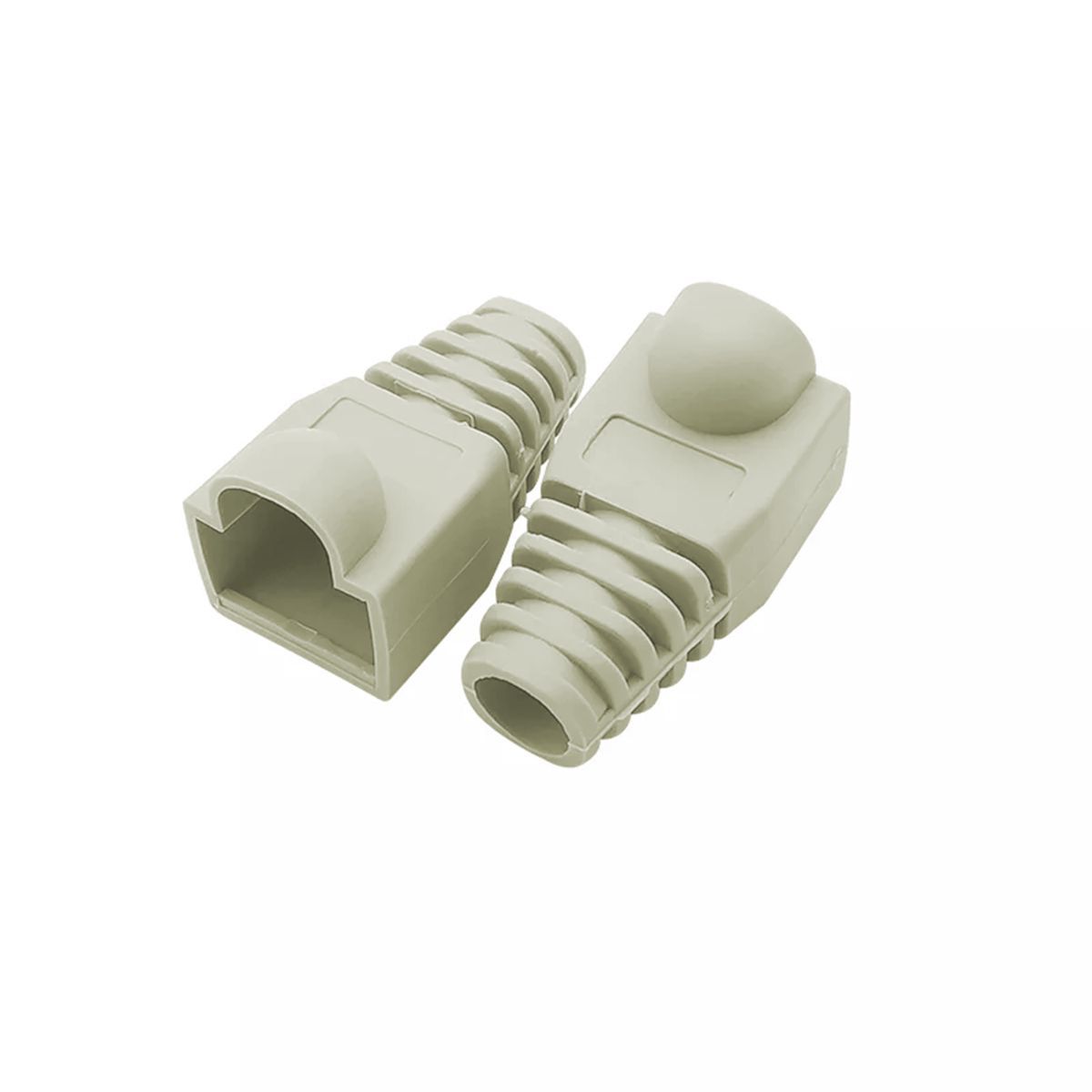 GENERICO - Capuchas Para Conectores Rj45 Bolsa De 100 Unidades Beige