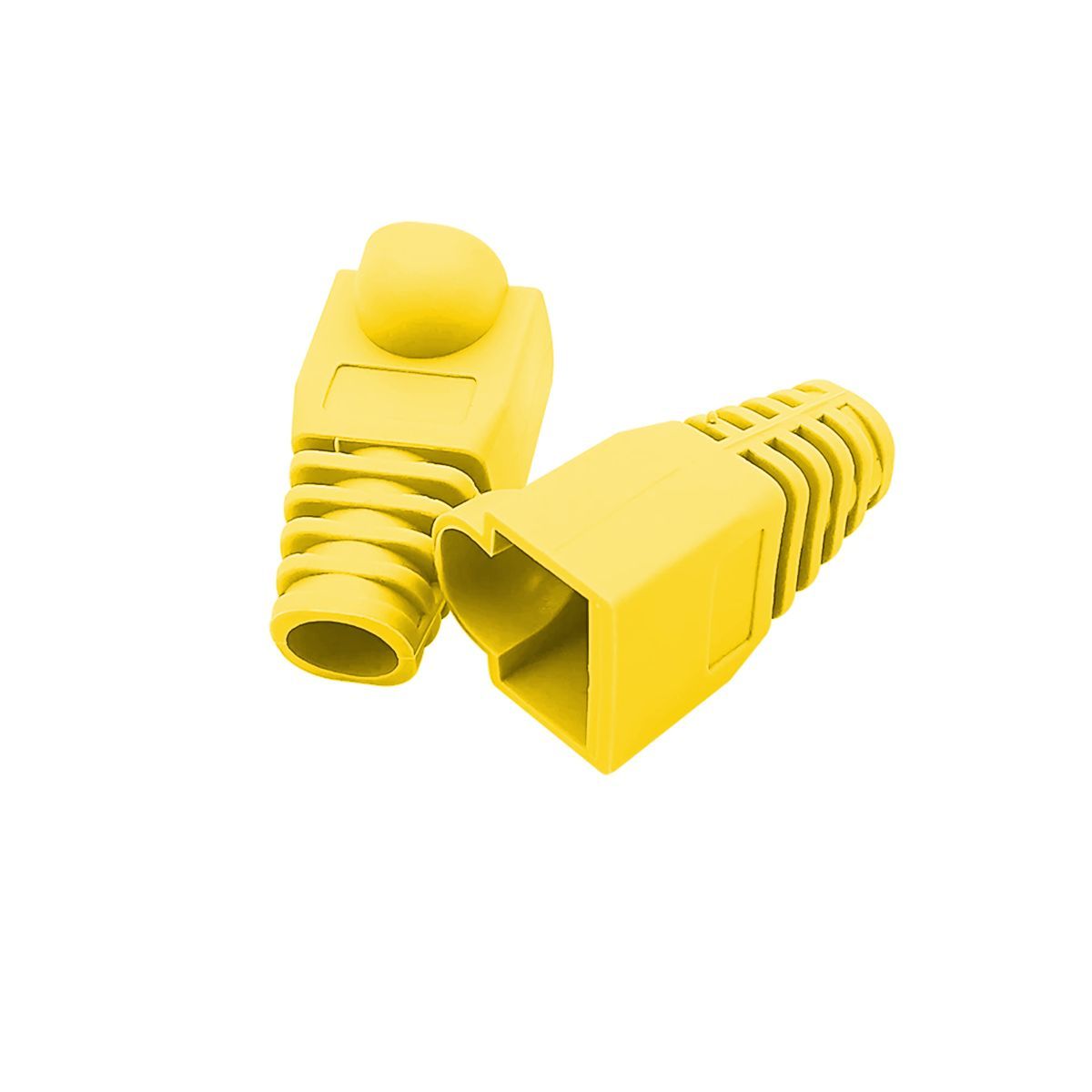 GENERICO - Capuchas Para Conectores Rj45 Bolsa De 100 Unidades Amarillo