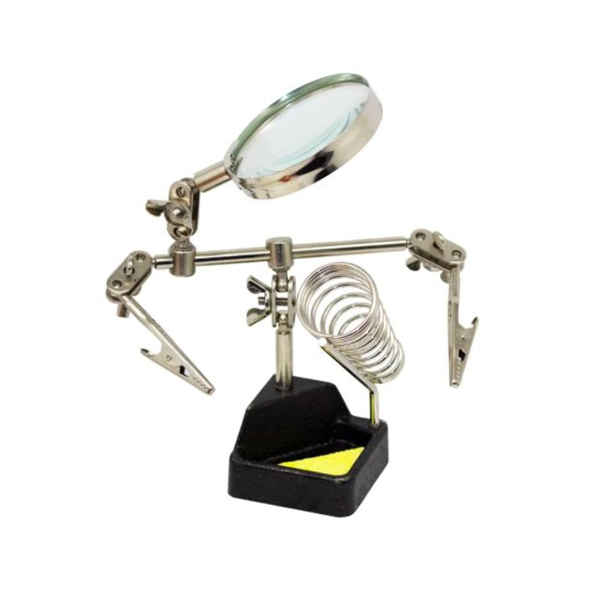 WESTOR - Soporte para Cautín con Lupa y Pinzas WT-6372 WESTOR