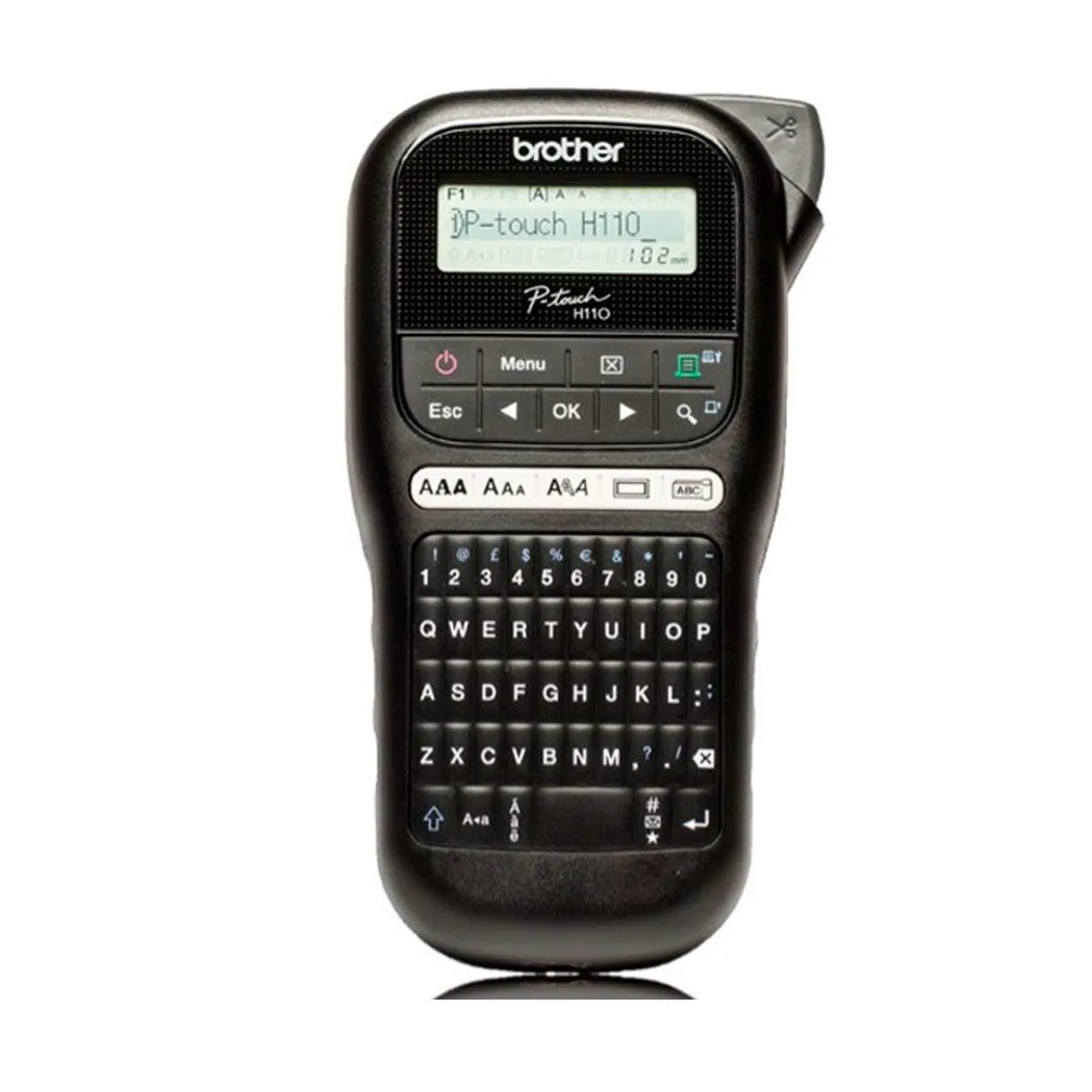 BROTHER - Rotuladora Brother PT-H110 Portátil Negro de Fácil Uso