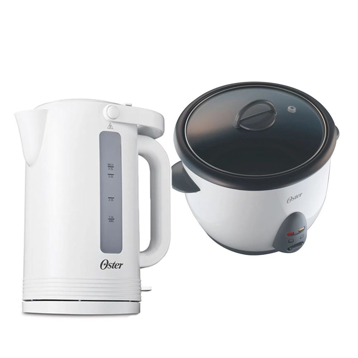OSTER - Hervidor eléctrico Oster 3.5 L BVSTKT35W + Olla Arrocera CKSTRC1700W