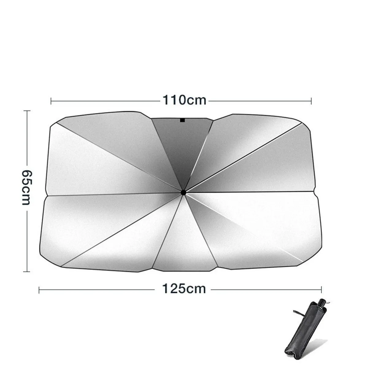 OEM - Tapasol Plegable Auto tipo Sombrilla para Parabrisas