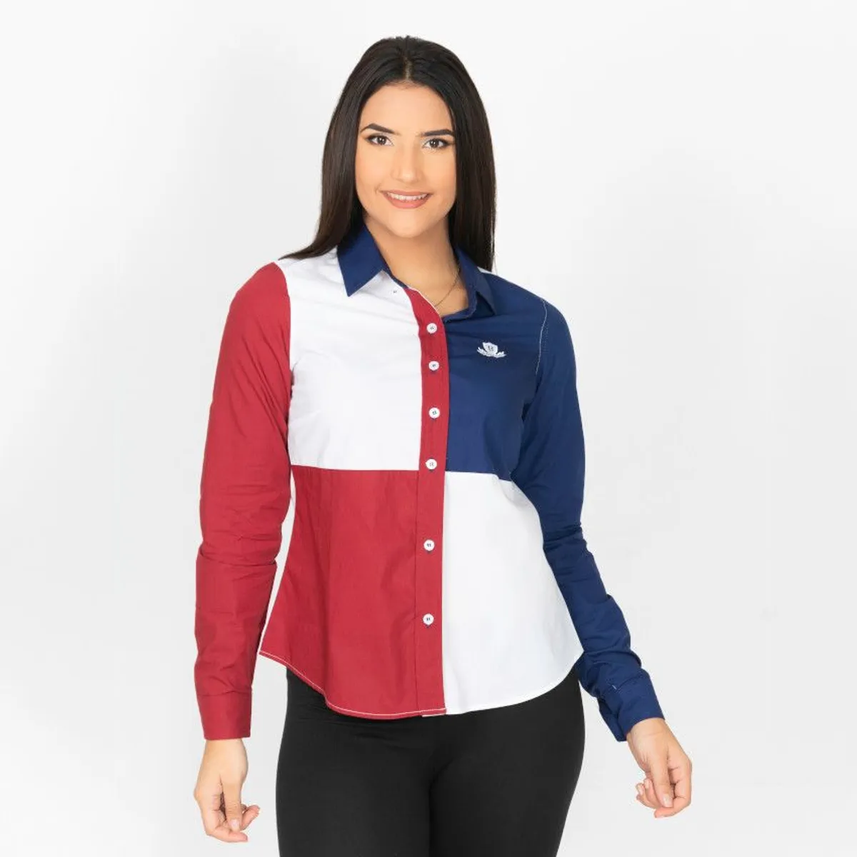 GENERICO - Blusa Manga Larga 100% Algodon Pima Mujer Piero Biani