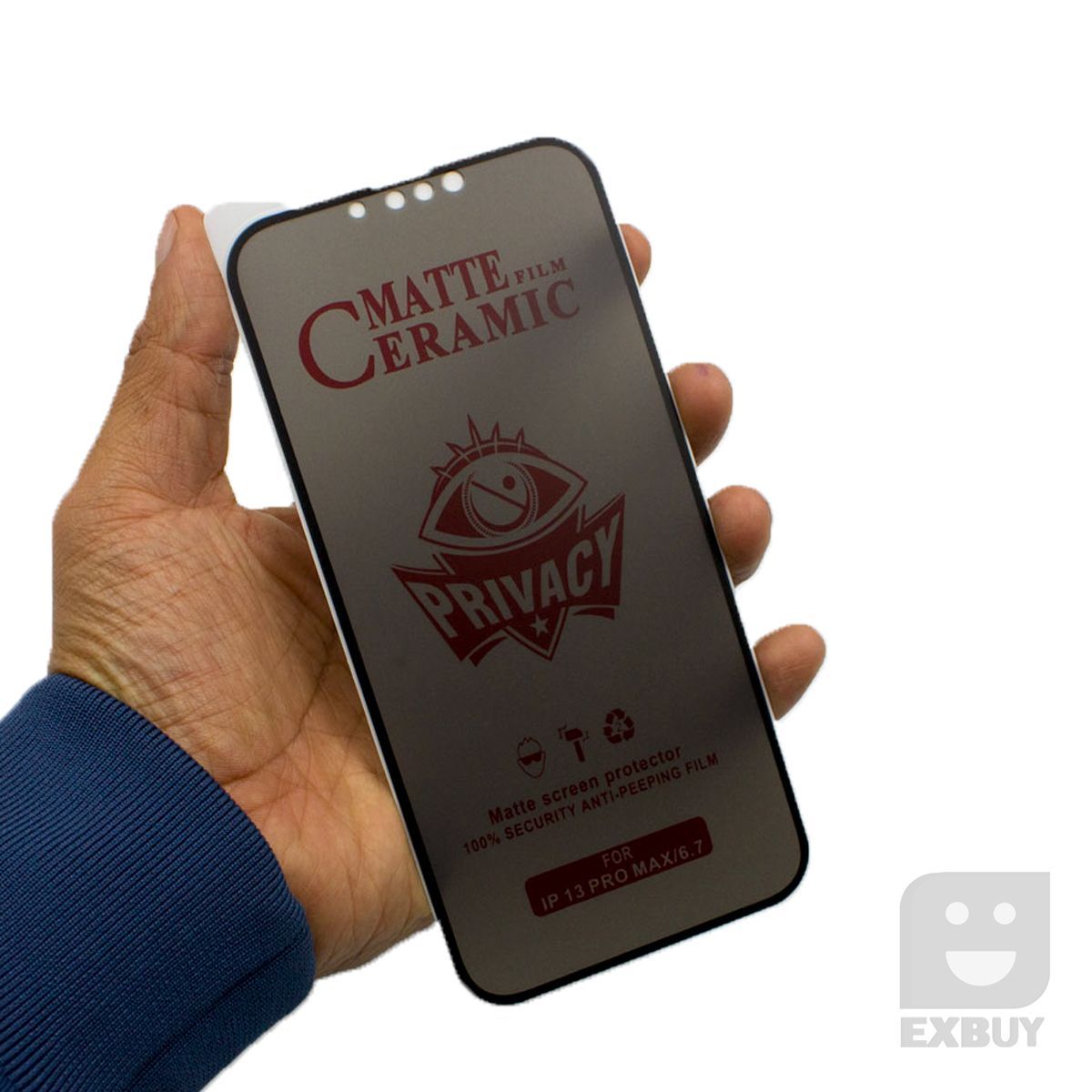 GENERICO - Mica Ceramica Antiespia para Xiaomi Redmi Note 13