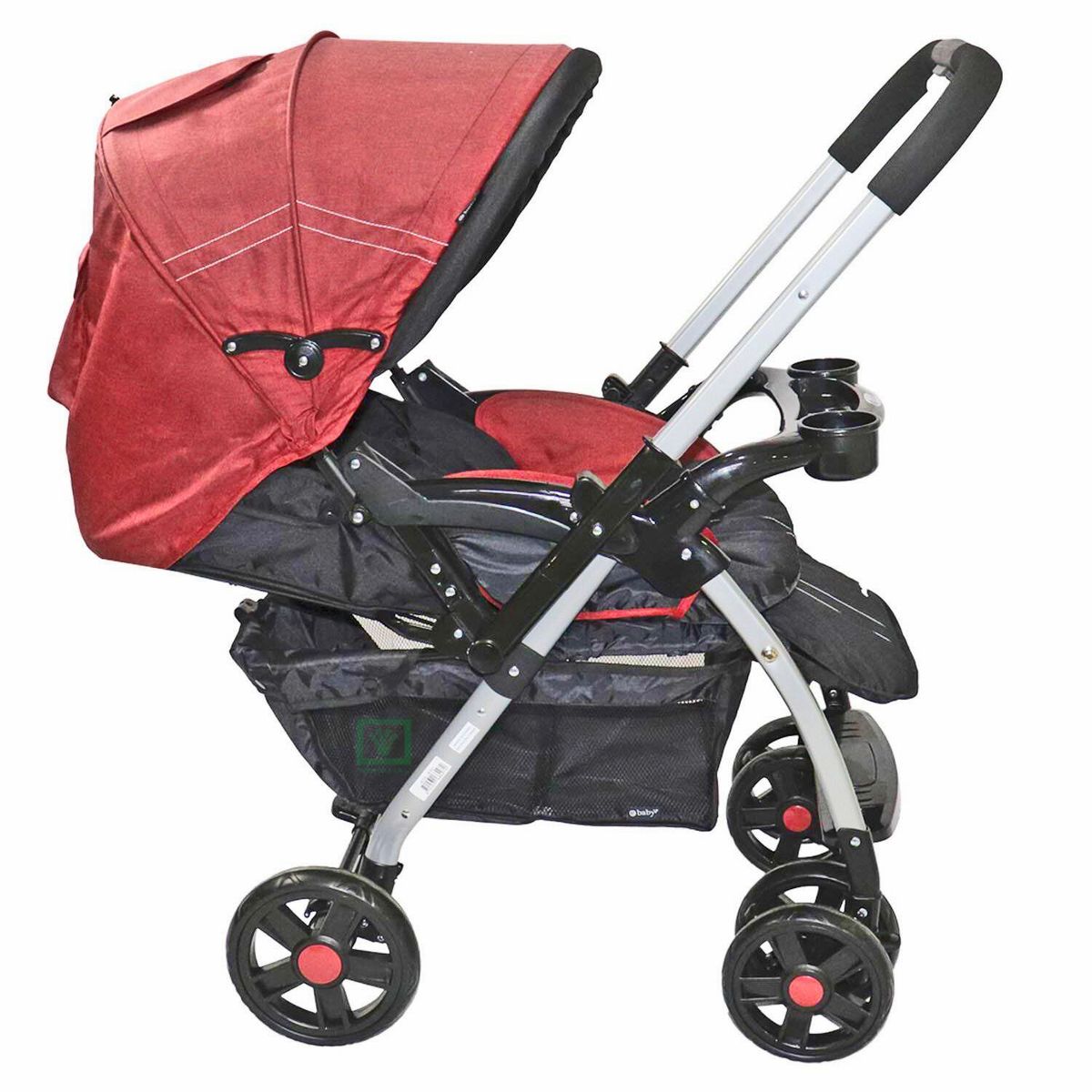 EBABY - Coche Cuna Ebaby «ROSSI» Rojo