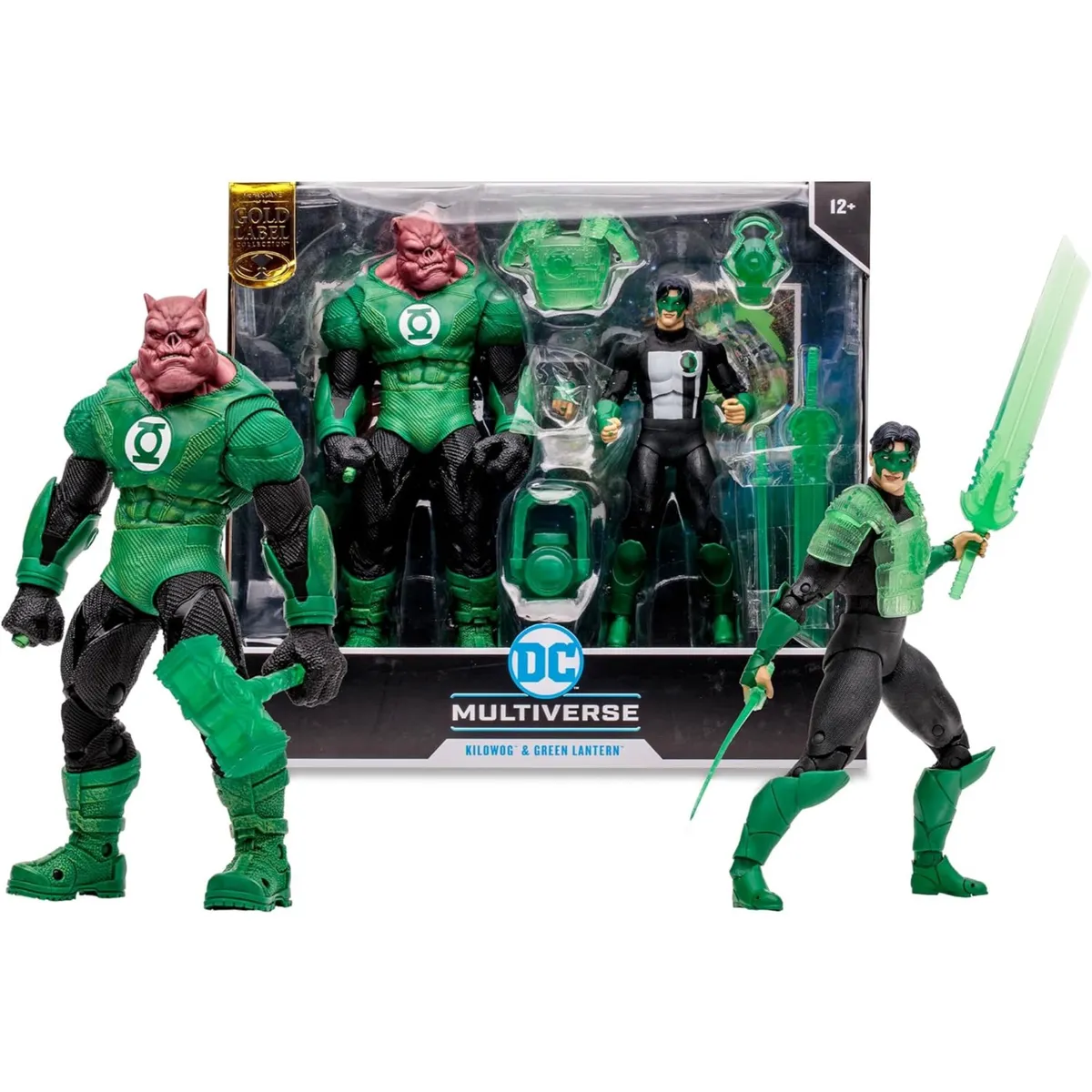 MCFARLANE - DC Kilowog & Green Lantern Gold Label Linterna Mcfarlane