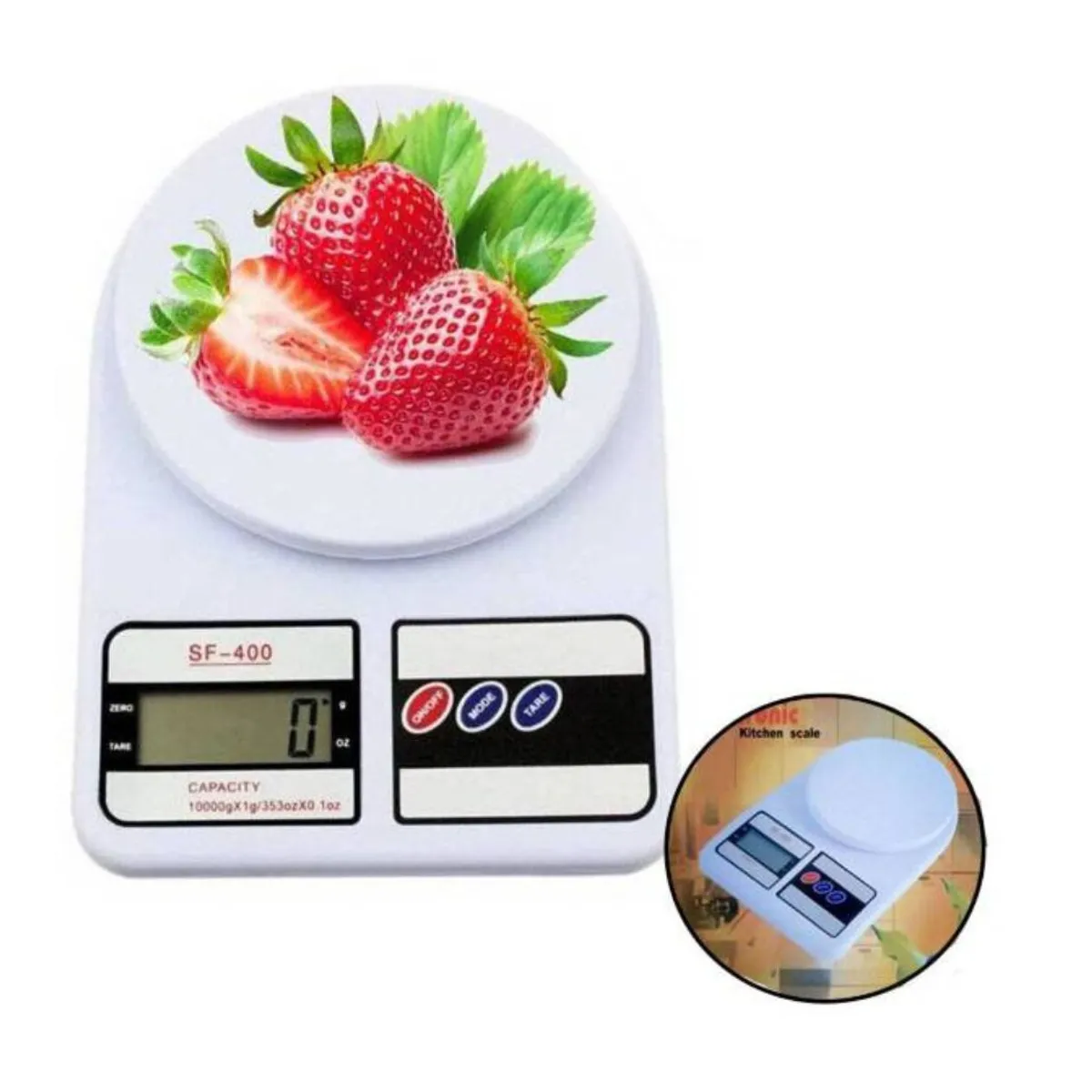 PENTHA - Balanza Gramera Digital de Cocina hasta 10kg