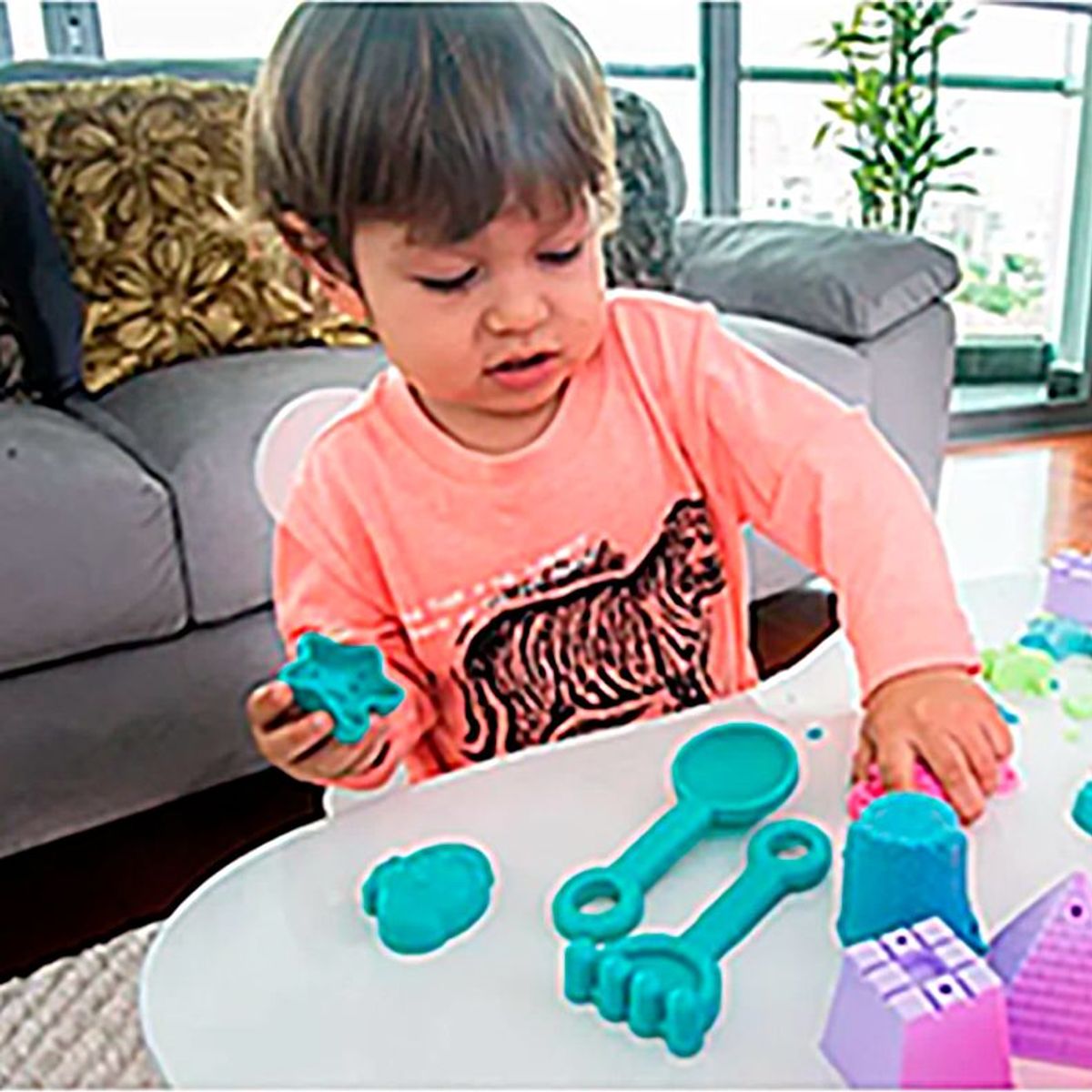 GENERICO - Arena Magica para Moldear Modeling Sand Caja de 750g