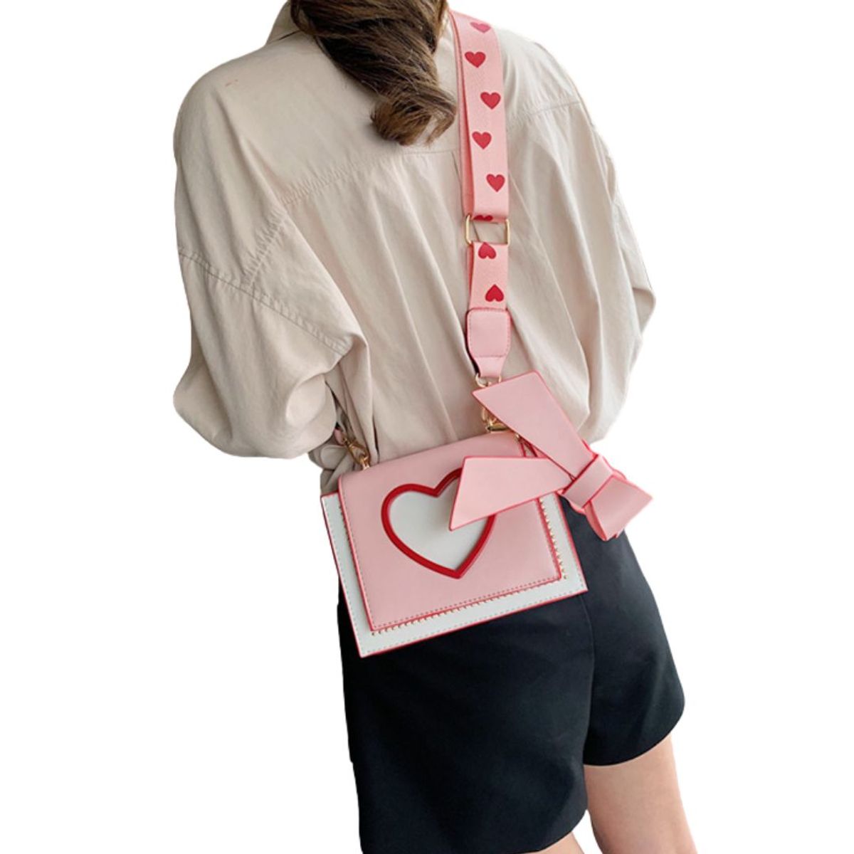 GENERICO - MORRAL LAZO CON CORAZÓN