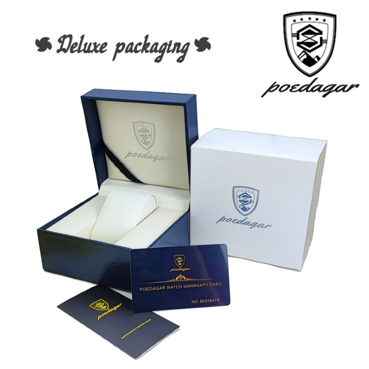 GENERICO - Reloj POEDAGAR para Hombre - Elegante - Acero_.