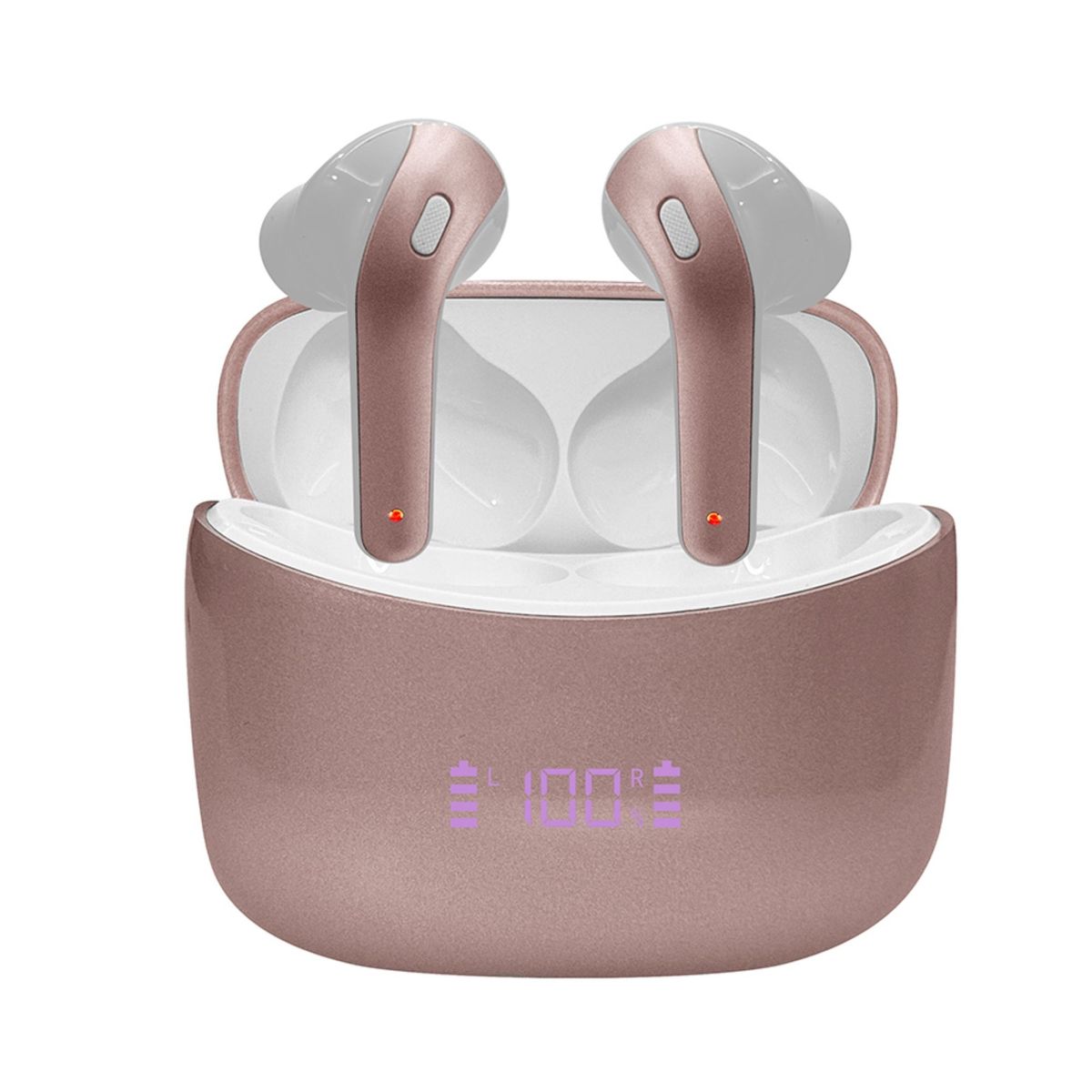 TEROS - Audífonos Teros TE-8074GR Bluetooth TWS RosaDorado