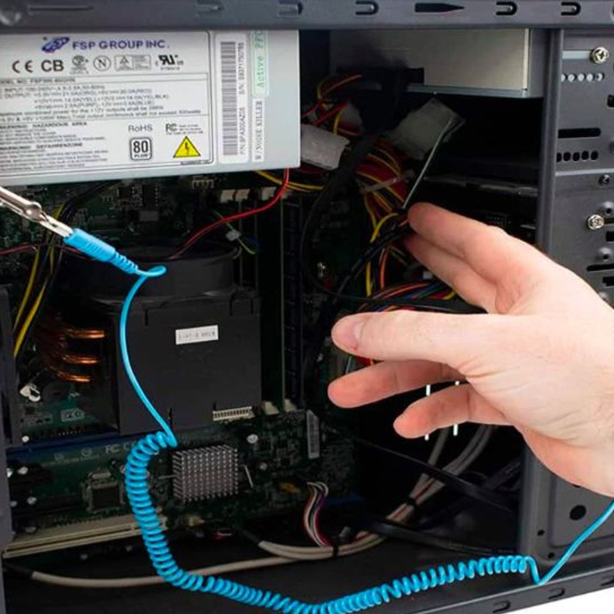 TAKEMA - Pulsera Antiestática Metal ZD-152B TAKEMA