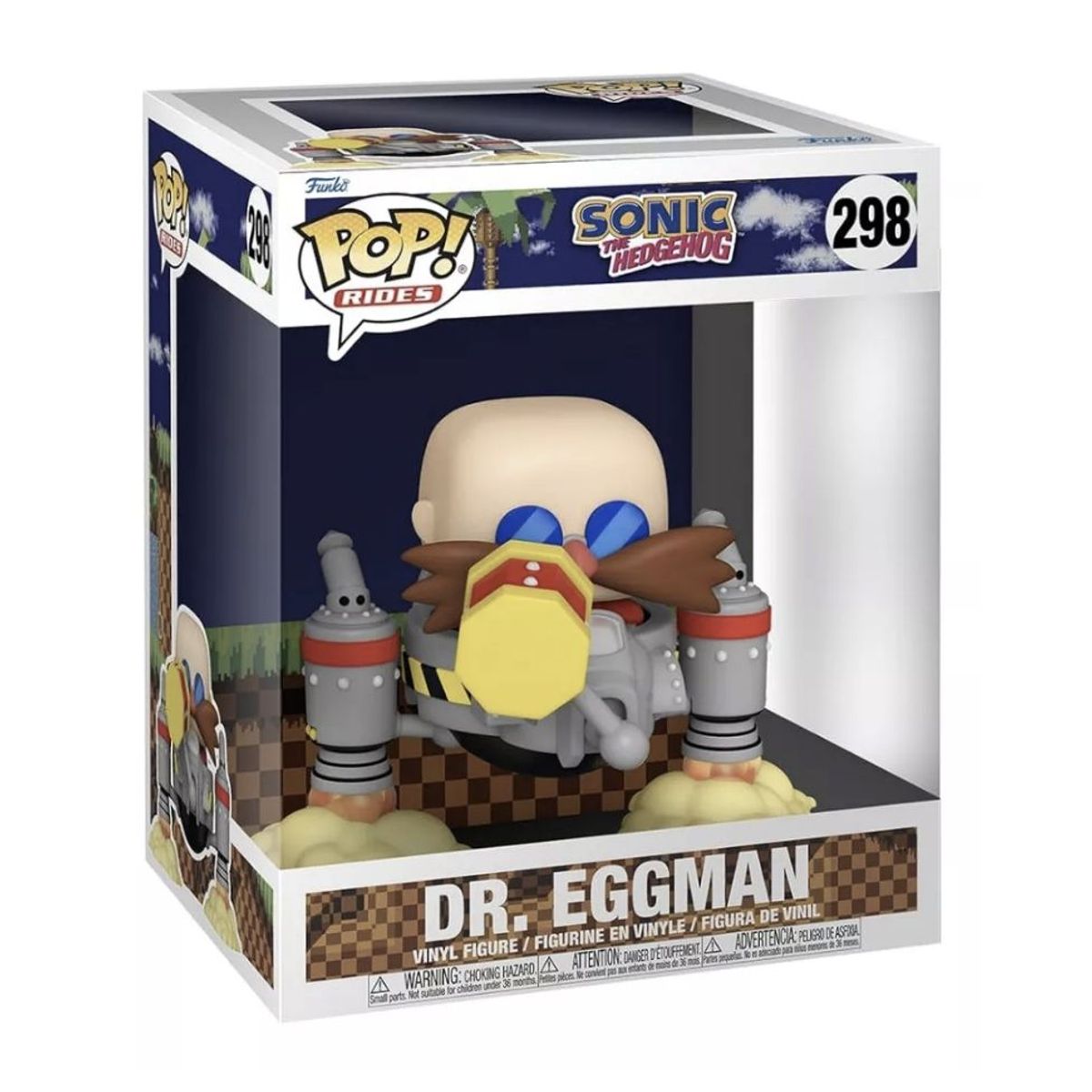FUNKO - Dr Eggman Funko Pop Ride 298 Sonic Original Deluxe