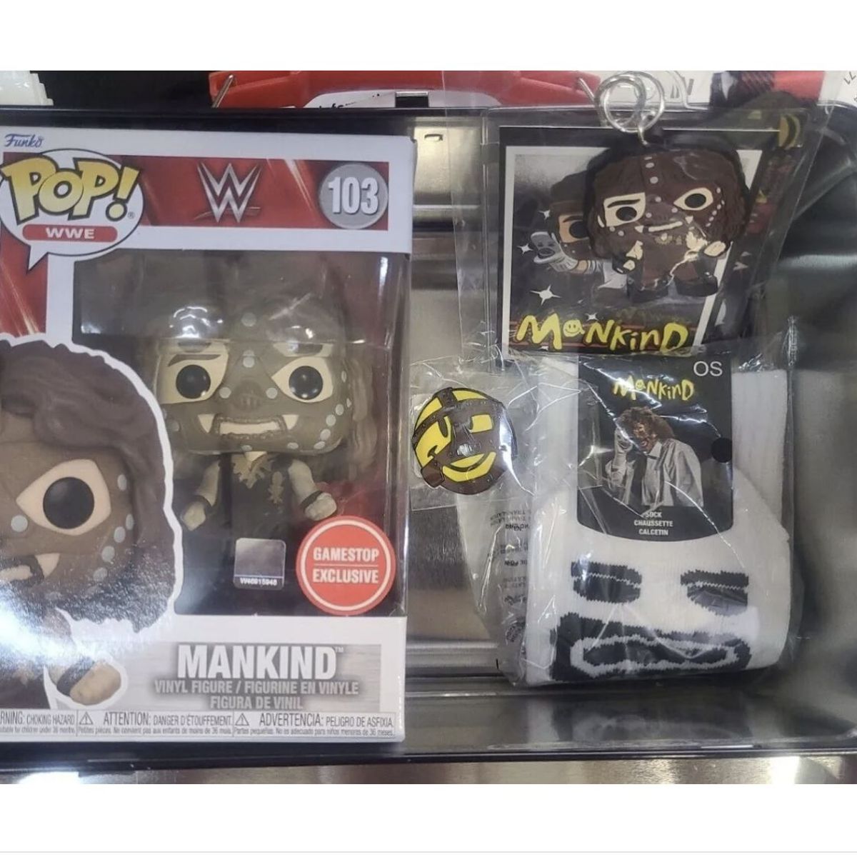 FUNKO - Mankind Box Funko Pop Exclusivo Gamestop Wwe Exclusivo