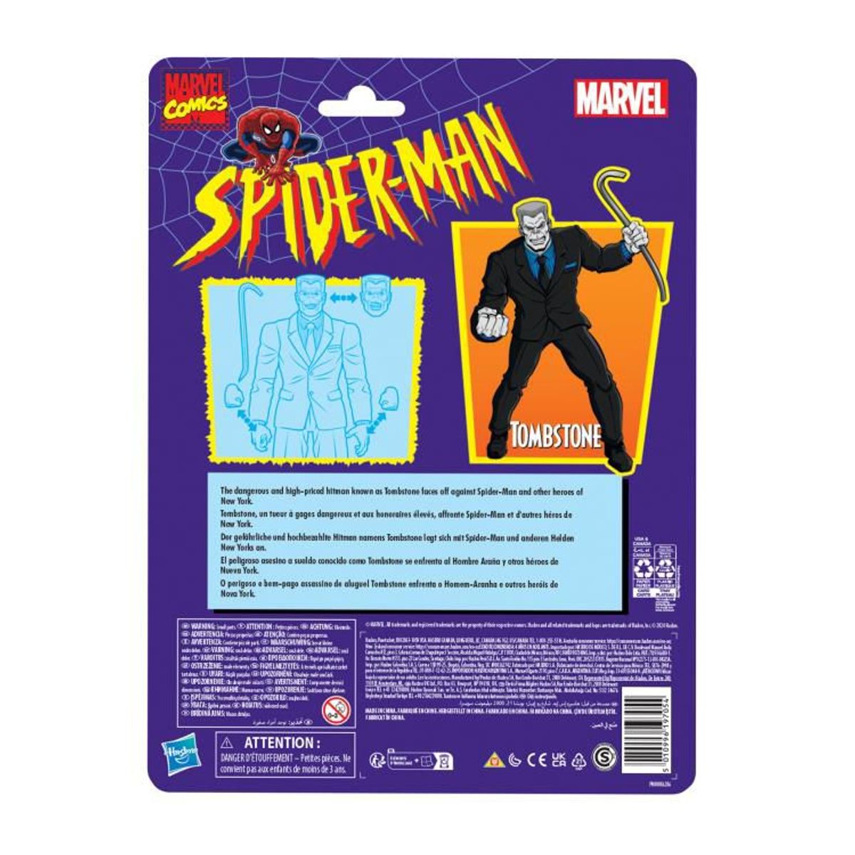 MARVEL - Spider-man Marvel Legends Retro Collec Tombstone Spiderman