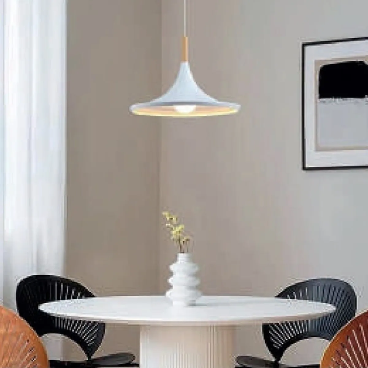 GENERICO - Lámpara de techo colgante andaluz blanco