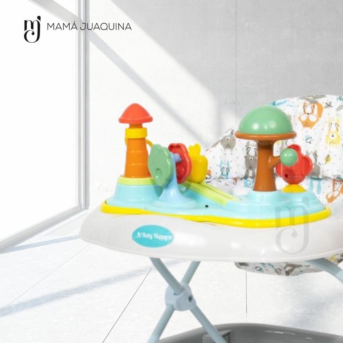 BABY HAPPY - Andador con Tablero Musical «HONGUITO II» Gray