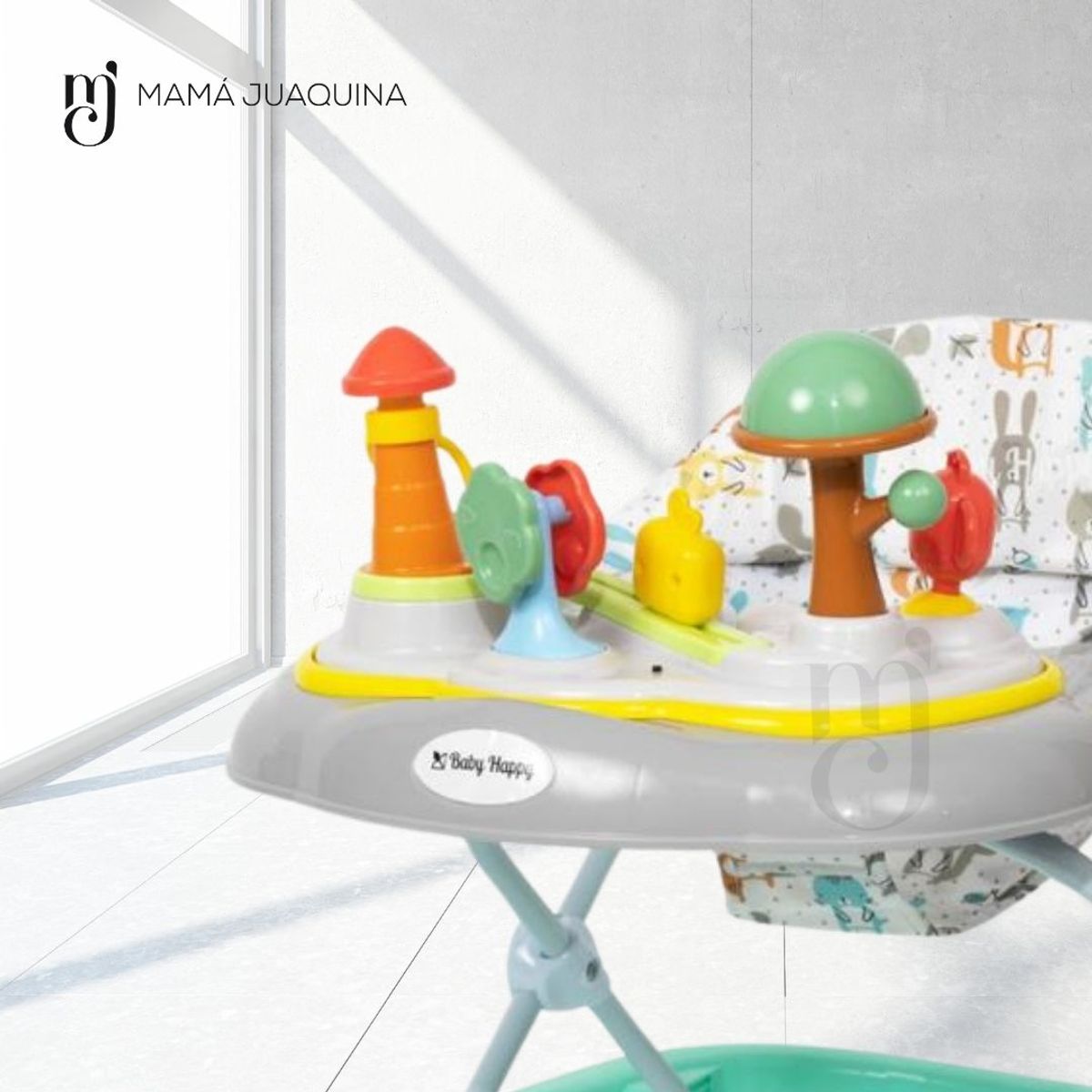 BABY HAPPY - Andador con Tablero Musical «HONGUITO II» Turquesa