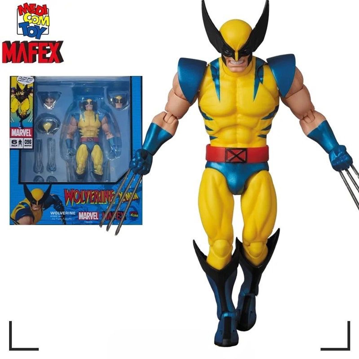 MARVEL - Figura Marvel Mafex 096 Wolverine X-men