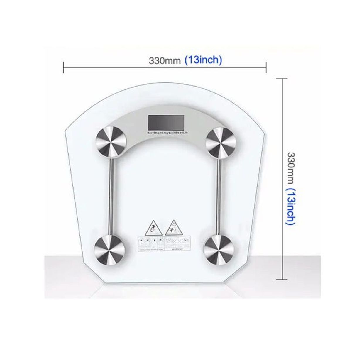 GENERICO - Balanza digital de vidrio templado Hasta 180KG Hannzo