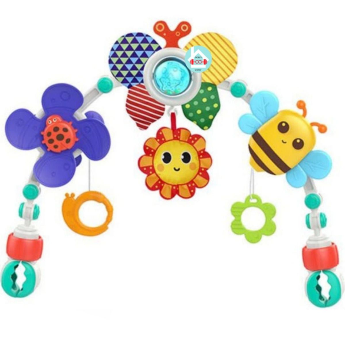 HUANGER - Juguete Móvil Arco de Actividades Musical para Cuna