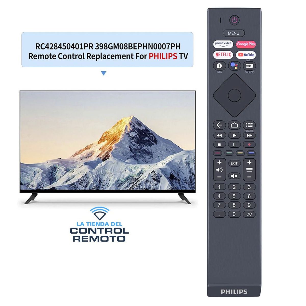 PHILIPS - Control Remoto por Voz Para Smart TV PHILIPS