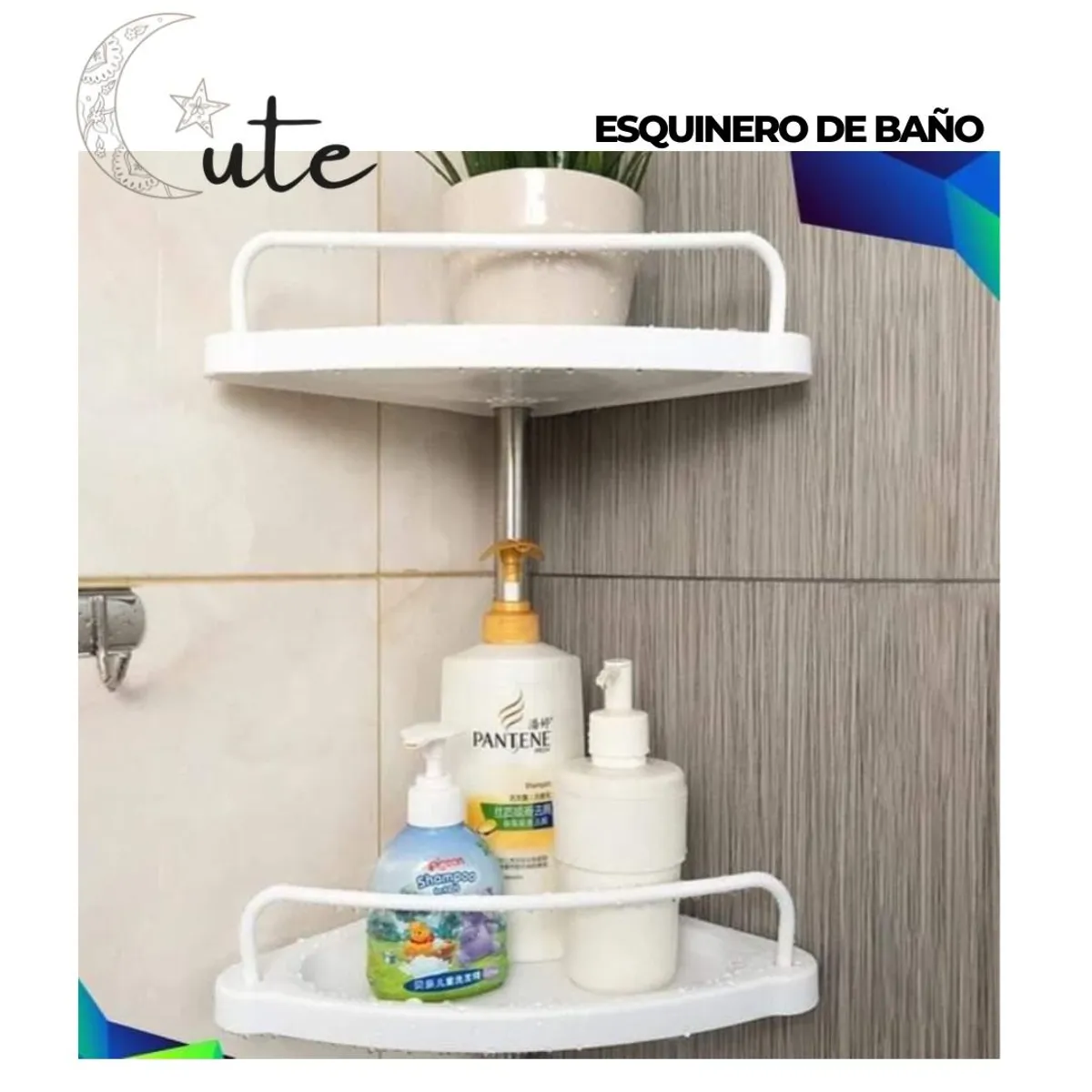 GENERICO - ESQUINERO ORGANIZADOR DE BAÑO