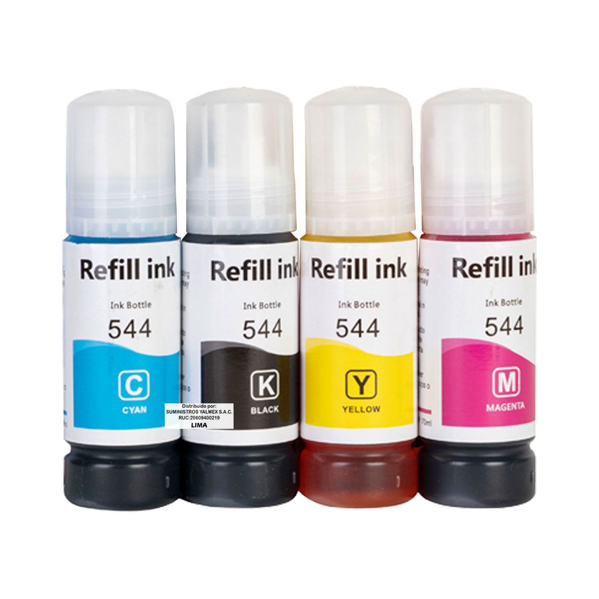 GENERICO - Tinta Compatible T544 x 4 Colores para Epson