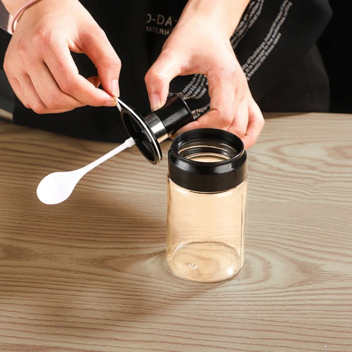 PENTHA - Set x 6 Condimenteros Especieros de Vidrio con Cucharita