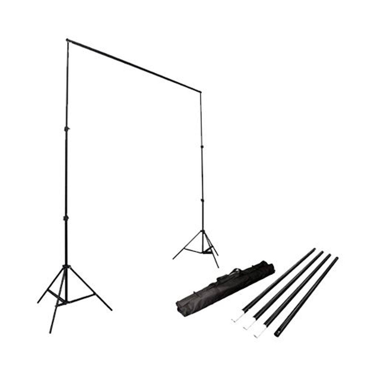 GENERICO - Portafondo Portátil Estudio Fotográfico 3 x 2.15 - Incluye 4 ganchos