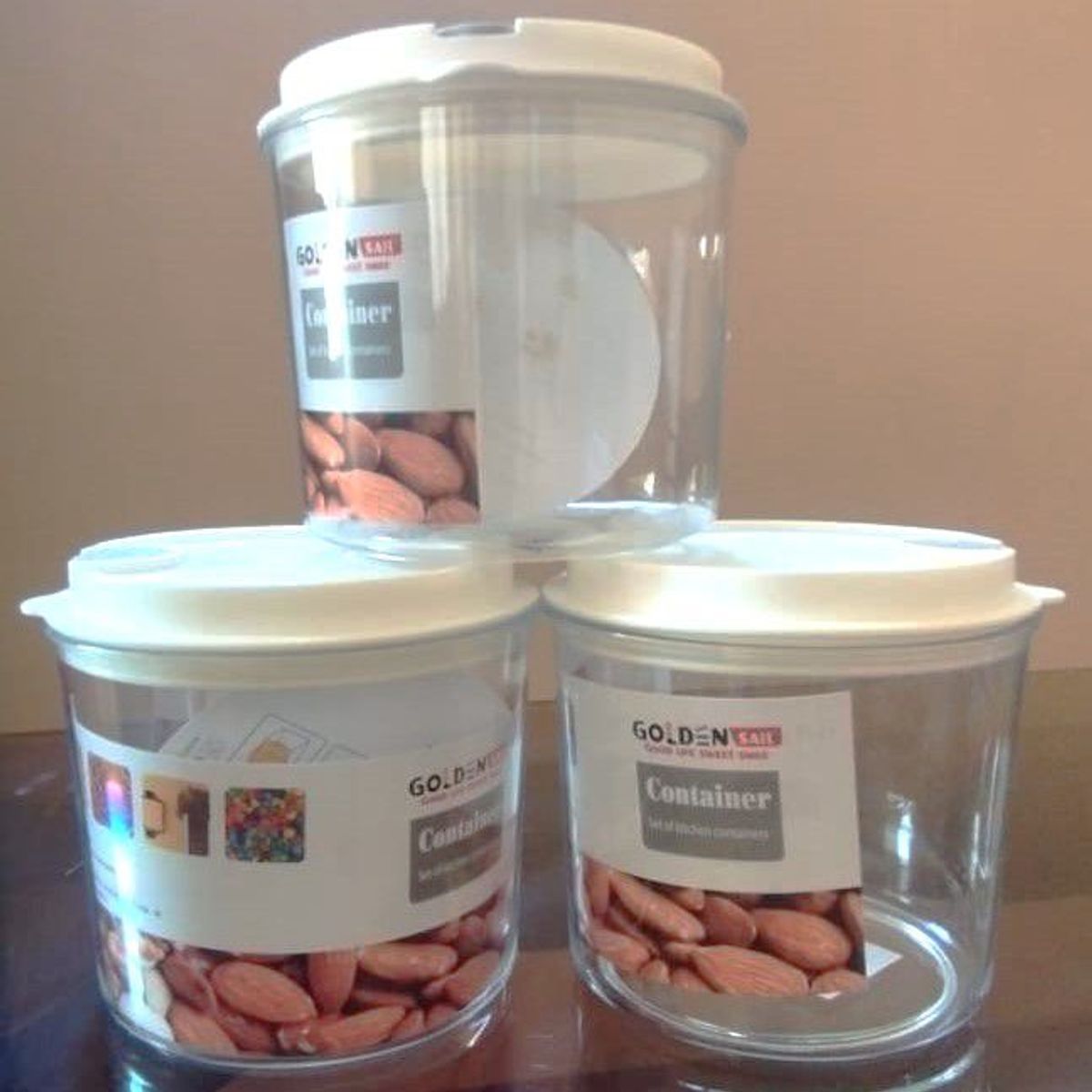 IMPORTADO MC - Set X 3 Recipiente, Contenedor de Alimentos 600 ml