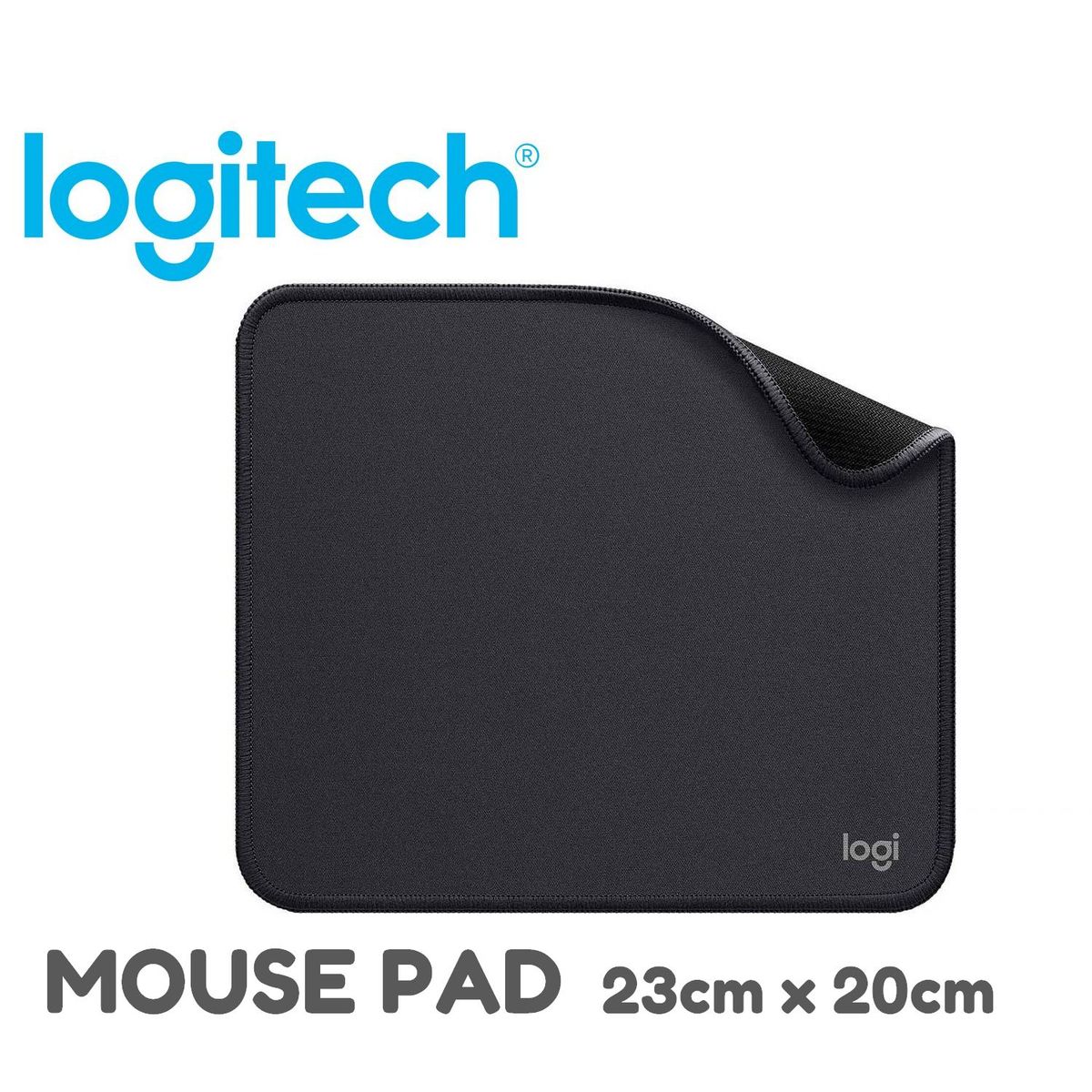 LOGITECH - PadMouse Logitech 23cm x 20cm Negro grafito MousePad alfombrilla