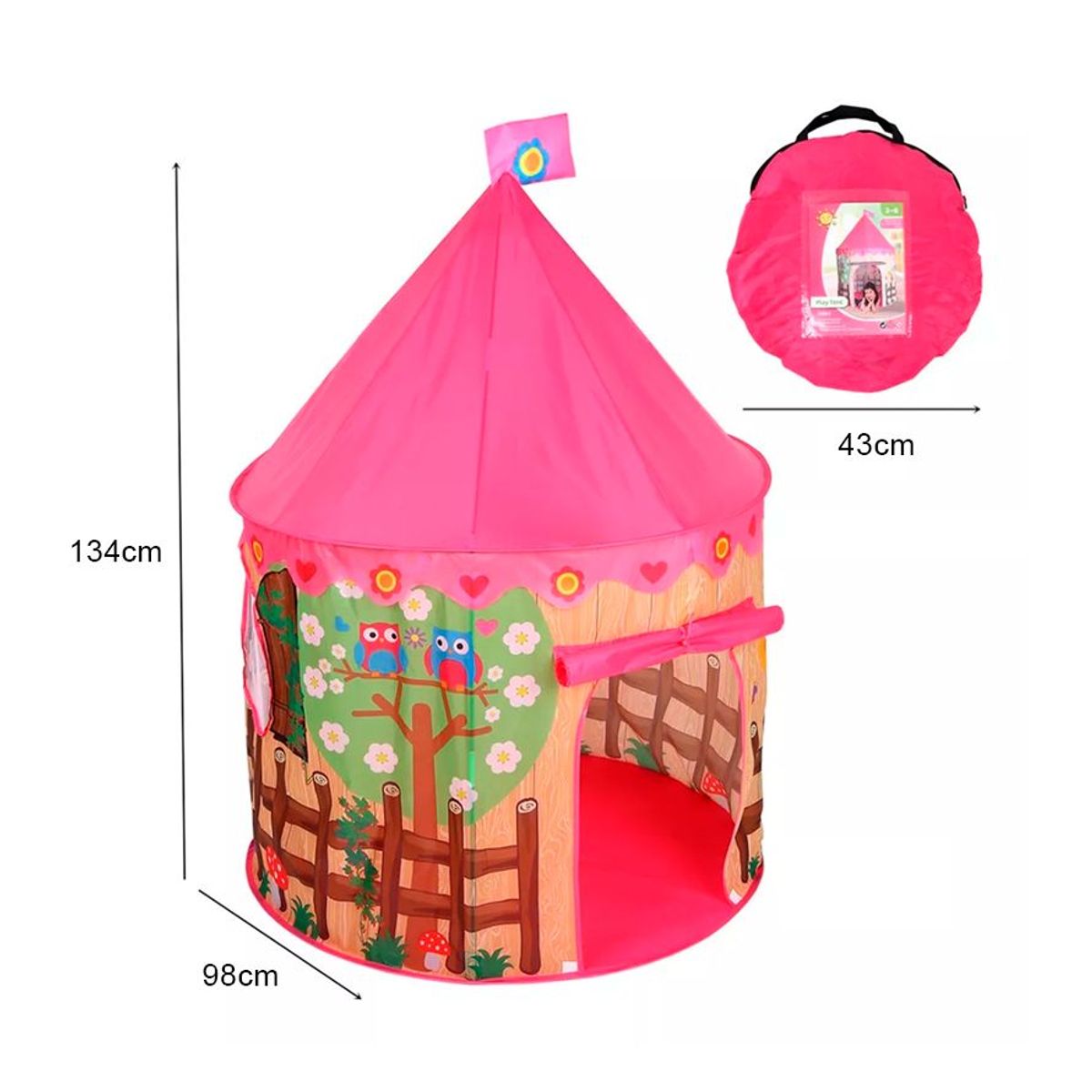 GENERICO - Casita Infantil modelo Castillo Princesa