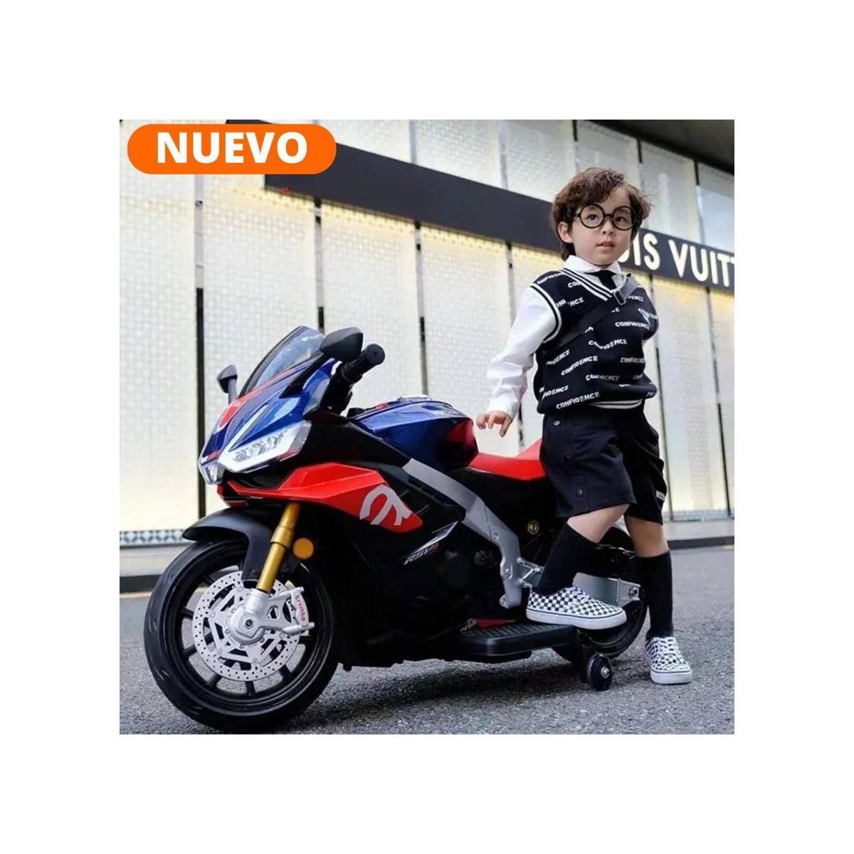 APRIL - Moto a Batería para Niños «YAMAHA» Licenced RED
