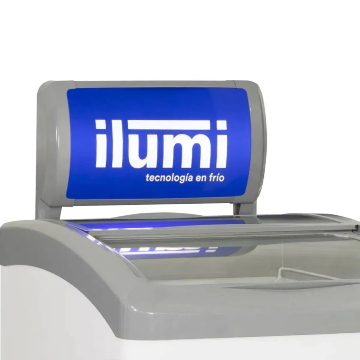 ILUMI - Congelador Ilumi TF-1600 con Tapa de Vidrio De 160 L