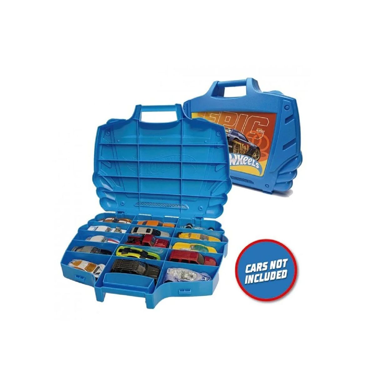 HOT WHEELS - HOT WHEELS Estuche para 15 Autos Negro